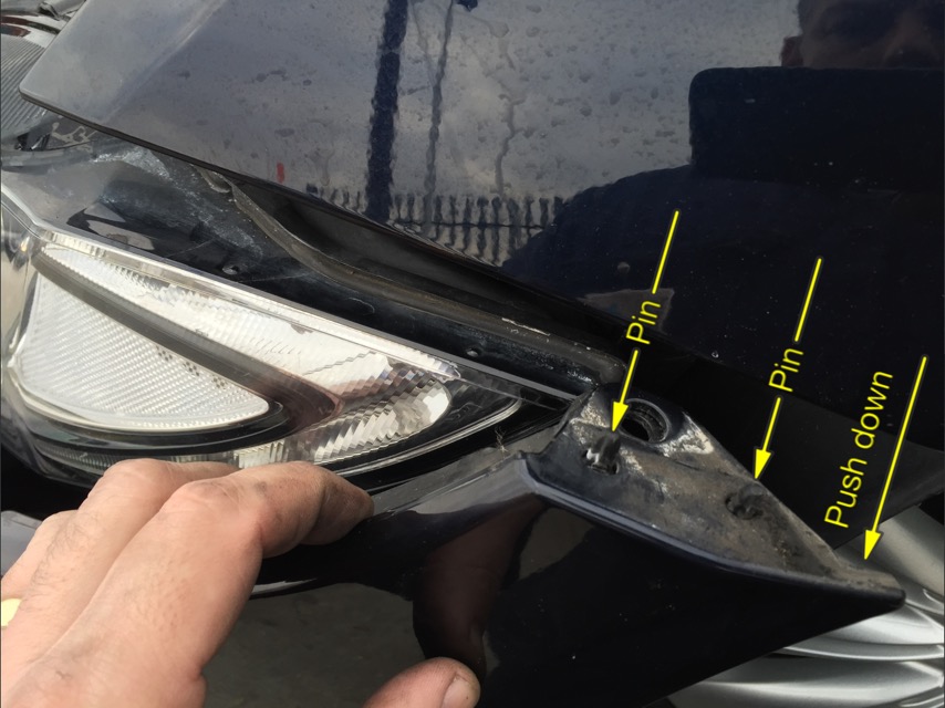 Headlight bulb replacement Face Liftted Jaguar XF Club Jaguar