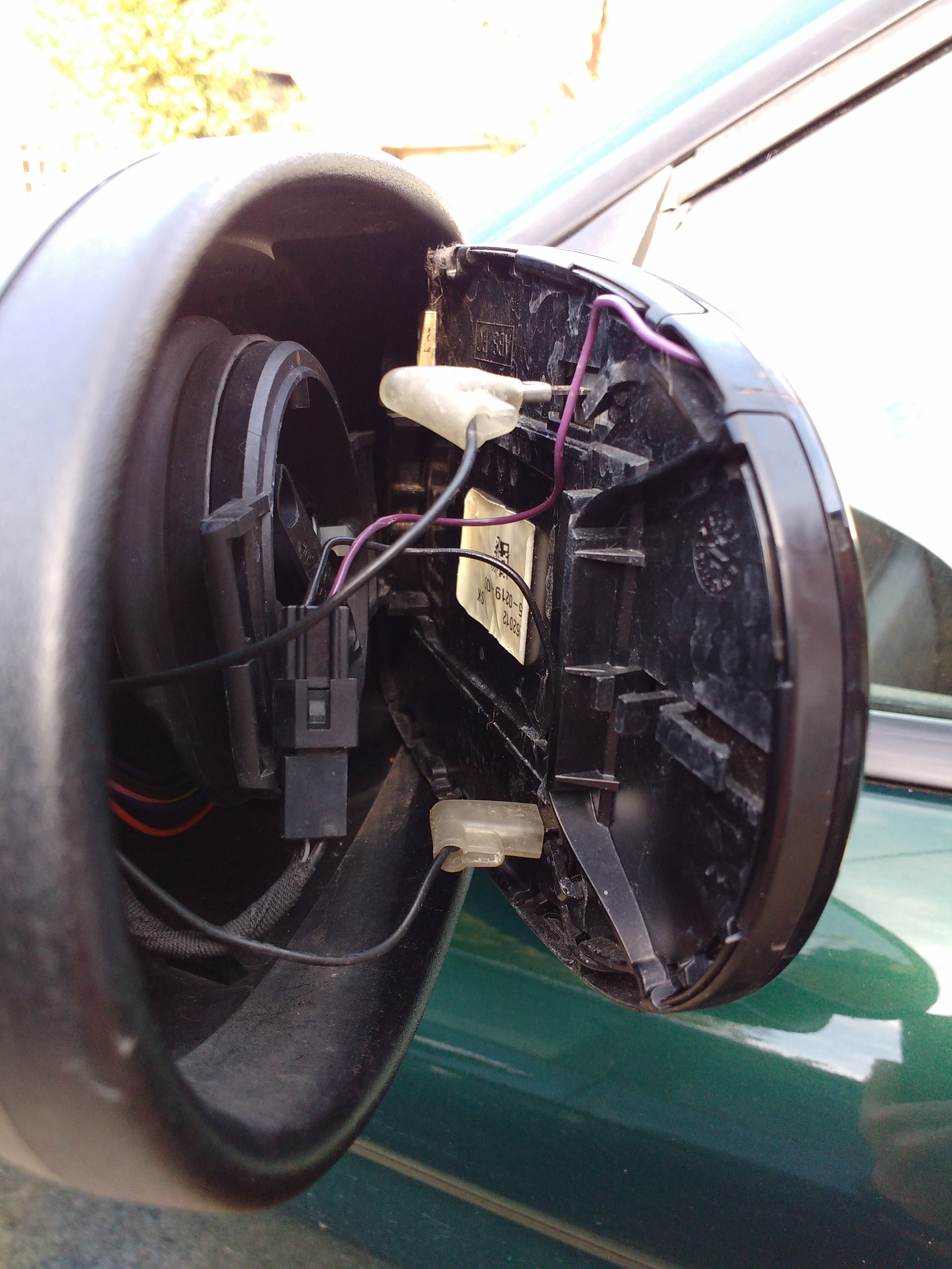 Replacement wing mirror glass Howto guide. Jaguar SType Club